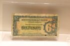 2nd Series Sixpence 6 Pence British Armed Forces Special Voucher Note 2nd Series Sixpence 6 Pence British Armed Forces Special Voucher Note