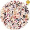50PCS Anime Hentai Stickers Bomb Sexy Waifu Decals Vinyl Girls Laptop Skateboard