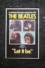 Beatles Poster Let is be– Beatles Poster Let is be–