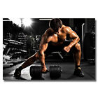 Bodybuilding Muscul Man Art Poster Fitness Exercise Wall Picture Print Gym Decor Bodybuilding Muscul Man Art Poster Fitness Exercise Wall Picture Print Gym Decor