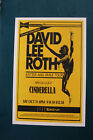 David Lee Roth Concert Poster 1986 Spectrum Cinderella David Lee Roth Concert Poster 1986 Spectrum Cinderella