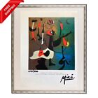 Joan Miro Print, Painting (Tapestry Cartoon), 1934 – Original Hand Signed & COA Joan Miro Print, Painting (Tapestry Cartoon), 1934 – Original Hand Signed & COA