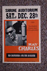 Ray Charles Concert Tour Poster 1963— Ray Charles Concert Tour Poster 1963—
