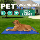 Cool Gel Mat Dog Cat Bed Non-Toxic Cooling Dog Summer Pad 7 Sizes Pet FAST POST