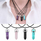 Fashion Crystal Quartz Point Hexagonal Healing Pendant Chakra Necklace Gemstone Fashion Crystal Quartz Point Hexagonal Healing Pendant Chakra Necklace Gemstone