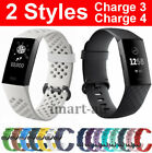 Fitbit Charge 3 4 Sports Band Silicone Replacement Strap Wristband Bands