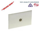 TV Slim Television Co-axial Free To Air Outlet Coax Outlet Socket White TV Point TV Slim Television Co-axial Free To Air Outlet Coax Outlet Socket White TV Point