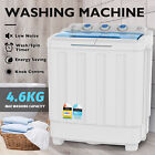 4.6KG Mini Outdoor Portable Washing Machine Twin Tub Top Loader Spin Caravan 4.6KG Mini Outdoor Portable Washing Machine Twin Tub Top Loader Spin Caravan