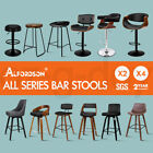 ALFORDSON Bar Stools Kitchen Stools Gas Lift Wooden Dining Chairs x1/x2/x4 ALFORDSON Bar Stools Kitchen Stools Gas Lift Wooden Dining Chairs x1/x2/x4