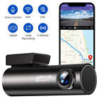 AZDOME WIFI 4K Dash Cam APP GPS Voice Control with 1080P Rear Camera 64G Card