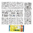 Kids Coloring Paper Roll Sticky Drawing Paper Roll Coloring Poster for Home Kids Coloring Paper Roll Sticky Drawing Paper Roll Coloring Poster for Home