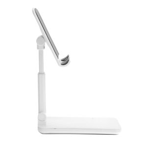 (White)Folding Bracket Tablet Holder Portable Storage Universal Phone Mount (White)Folding Bracket Tablet Holder Portable Storage Universal Phone Mount