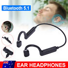 Wireless Bone Conduction Headsets Bluetooth 5.1 Sport Open Ear Headphones MIC AU Wireless Bone Conduction Headsets Bluetooth 5.1 Sport Open Ear Headphones MIC AU