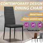 vidaXL 2/4/6x Dining Chairs Fabric Seat Kitchen Chair Side Seat Multi Colours vidaXL 2/4/6x Dining Chairs Fabric Seat Kitchen Chair Side Seat Multi Colours