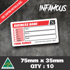 10x Custom Next Service Due Label Stickers 35x65mm Maintenance Vehicle SERV8 10x Custom Next Service Due Label Stickers 35x65mm Maintenance Vehicle SERV8
