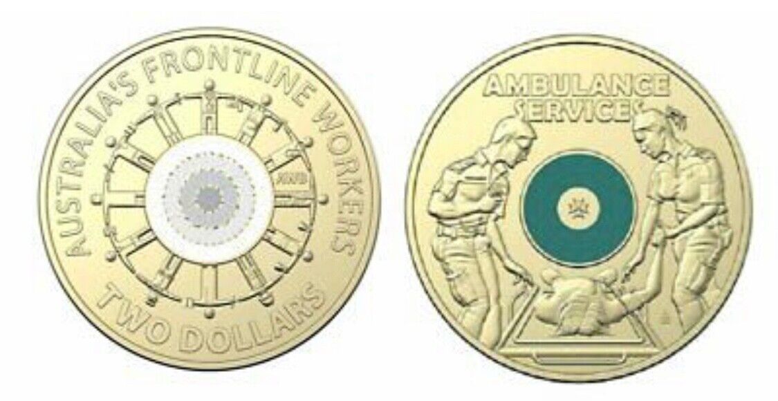 2022 coin set Frontline Workers & Australia Ambulance Service coins UNC 2022 coin set Frontline Workers & Australia Ambulance Service coins UNC