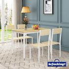 Dining Room Kitchen Breakfast Dinner Table and Chairs Furniture Set Oak White Dining Room Kitchen Breakfast Dinner Table and Chairs Furniture Set Oak White