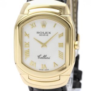 Polished ROLEX Cellini Quartz 18K Yellow Gold Quartz Mens Watch 6633 BF554601 Polished ROLEX Cellini Quartz 18K Yellow Gold Quartz Mens Watch 6633 BF554601
